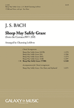 Sheep May Safely Graze (Choral Score)