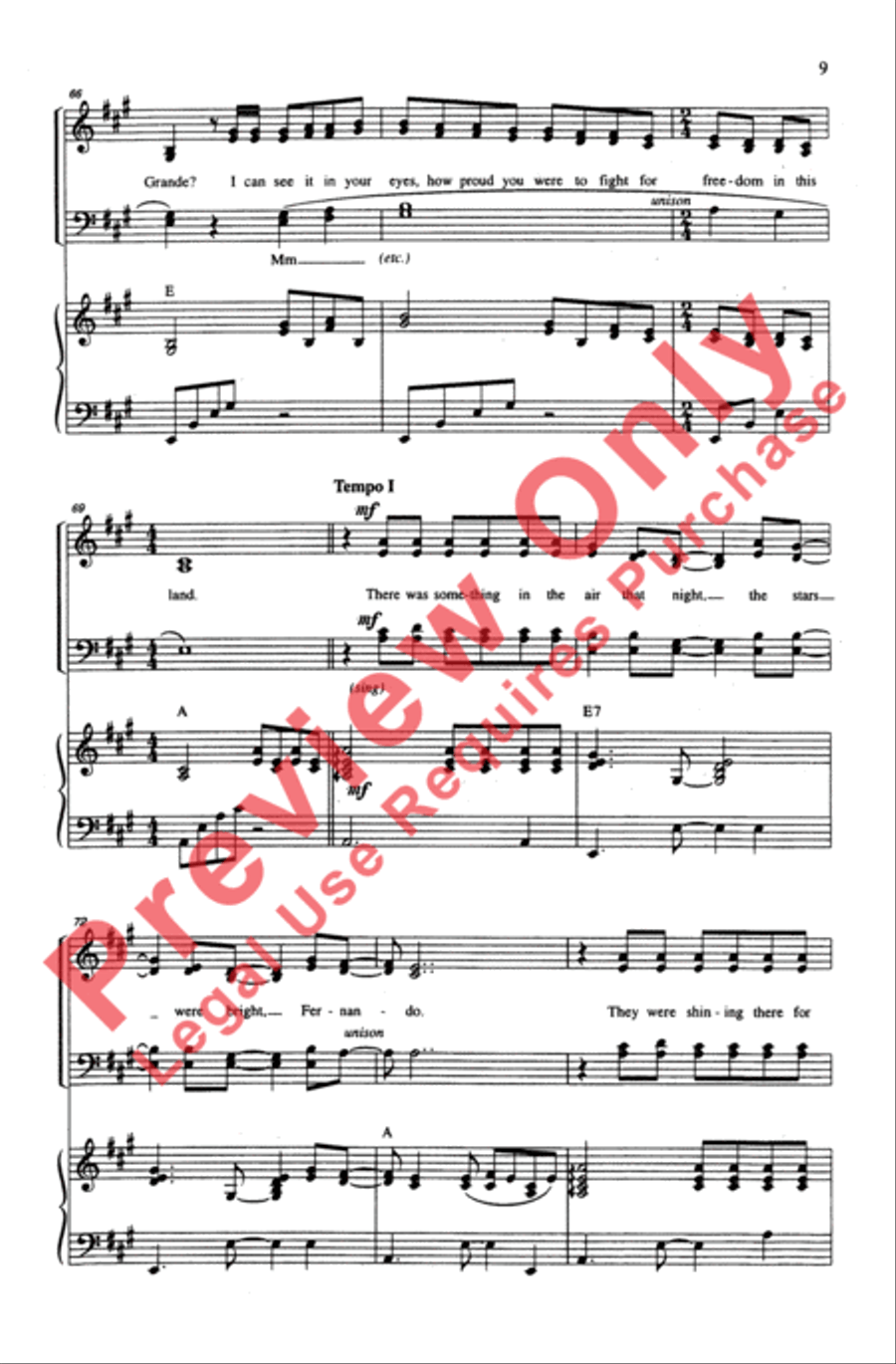 ABBA Forever! 4-Part scores gallery preview page 9