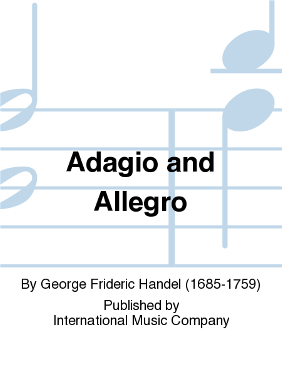 Adagio & Allegro (Opt. 2 Trumpets) Clarinet scores gallery preview page 1