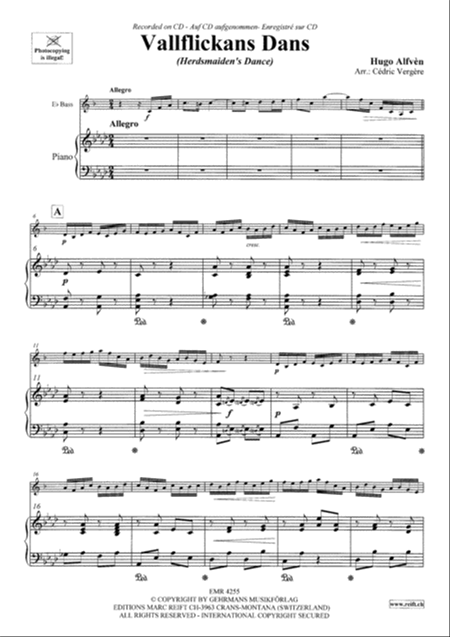 Vallflickans Dans Vallflickans Dans Voice Solo scores gallery preview page 4