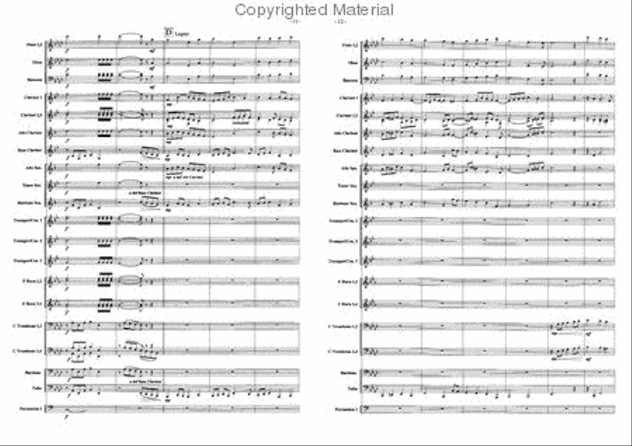 The Shining Star The Shining Star Concert Band scores gallery preview page 7