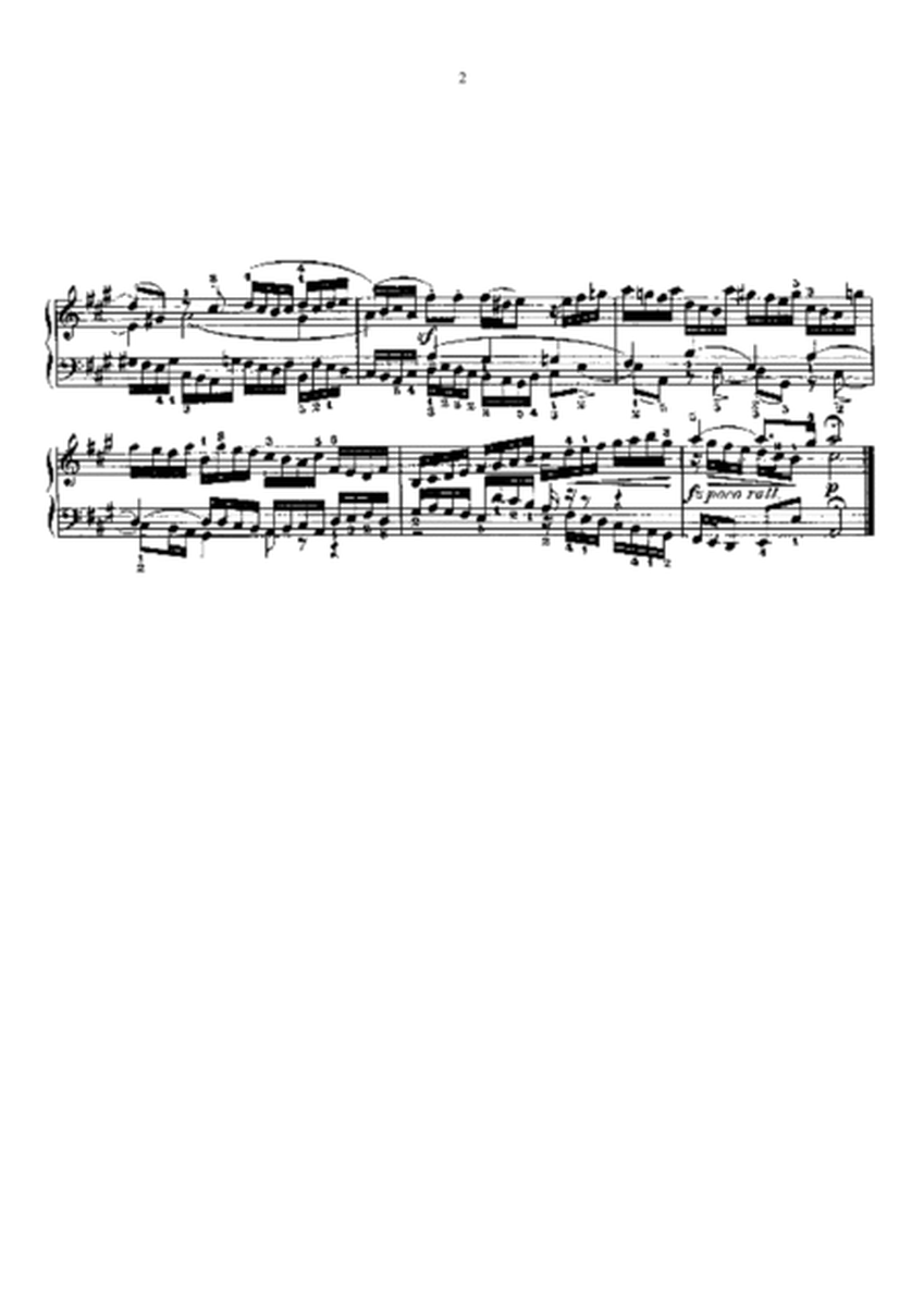 Bach Prelude and Fugue No. 19 BWV 864 in A Major. The Well-Tempered Clavier Book I