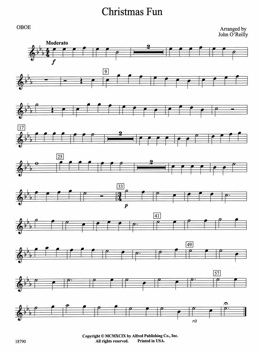 Christmas Fun: Oboe