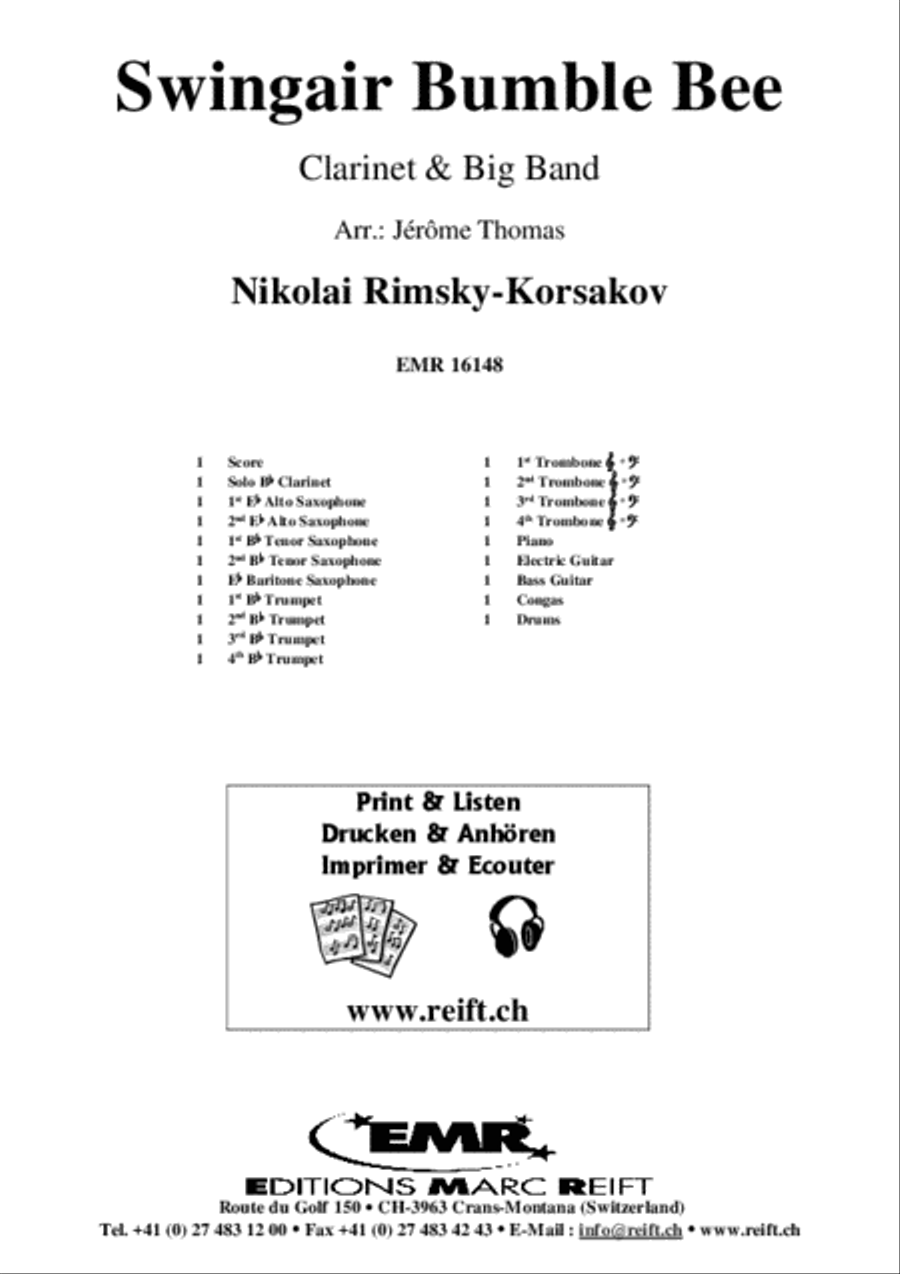 Swingair Bumble Bee Big Band scores gallery preview page 2