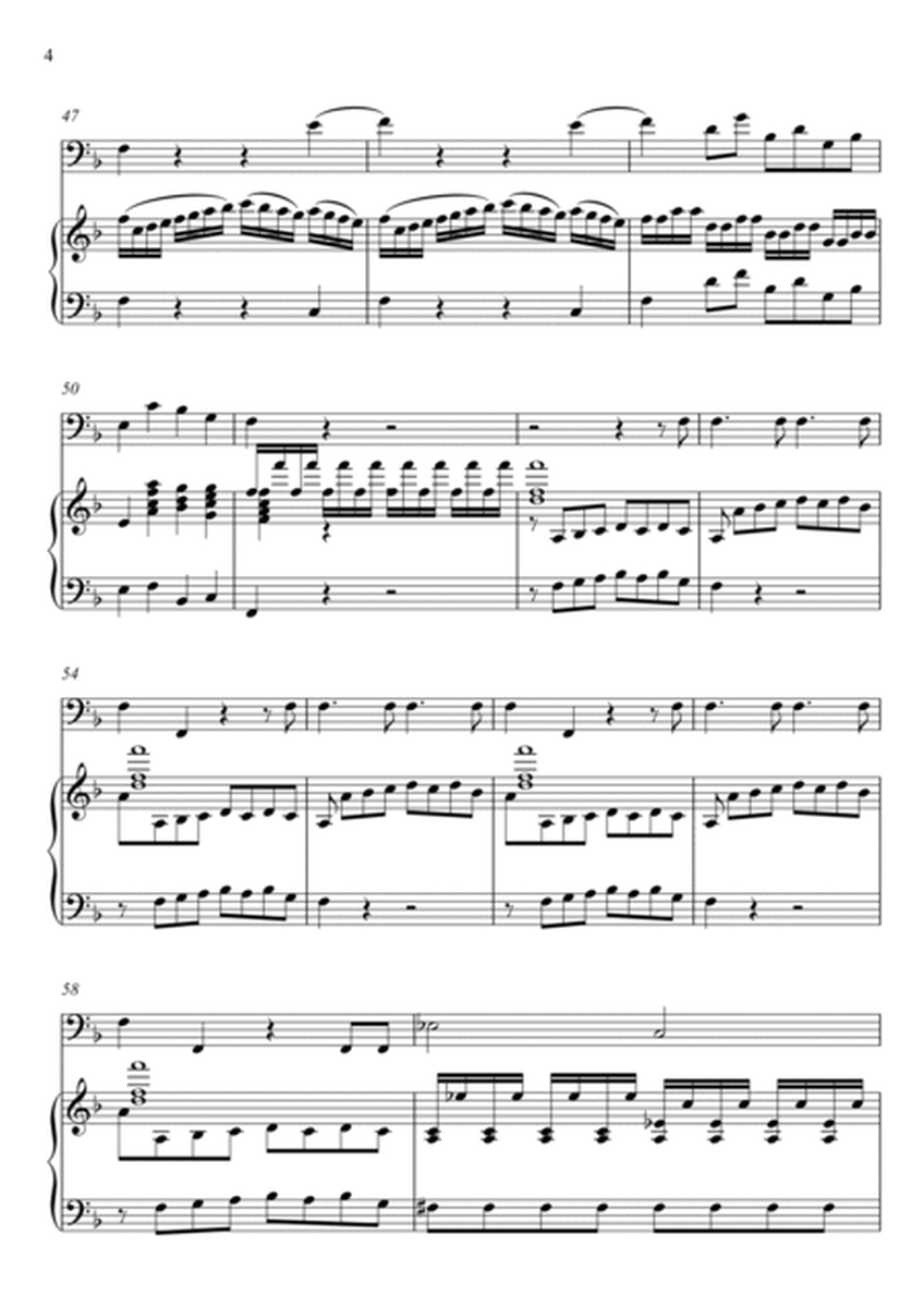 W.A Mozart - Der Hölle Rache kocht in meinem Herzen (Die Zauberflöte) Double Bass Solo - F Key image number null