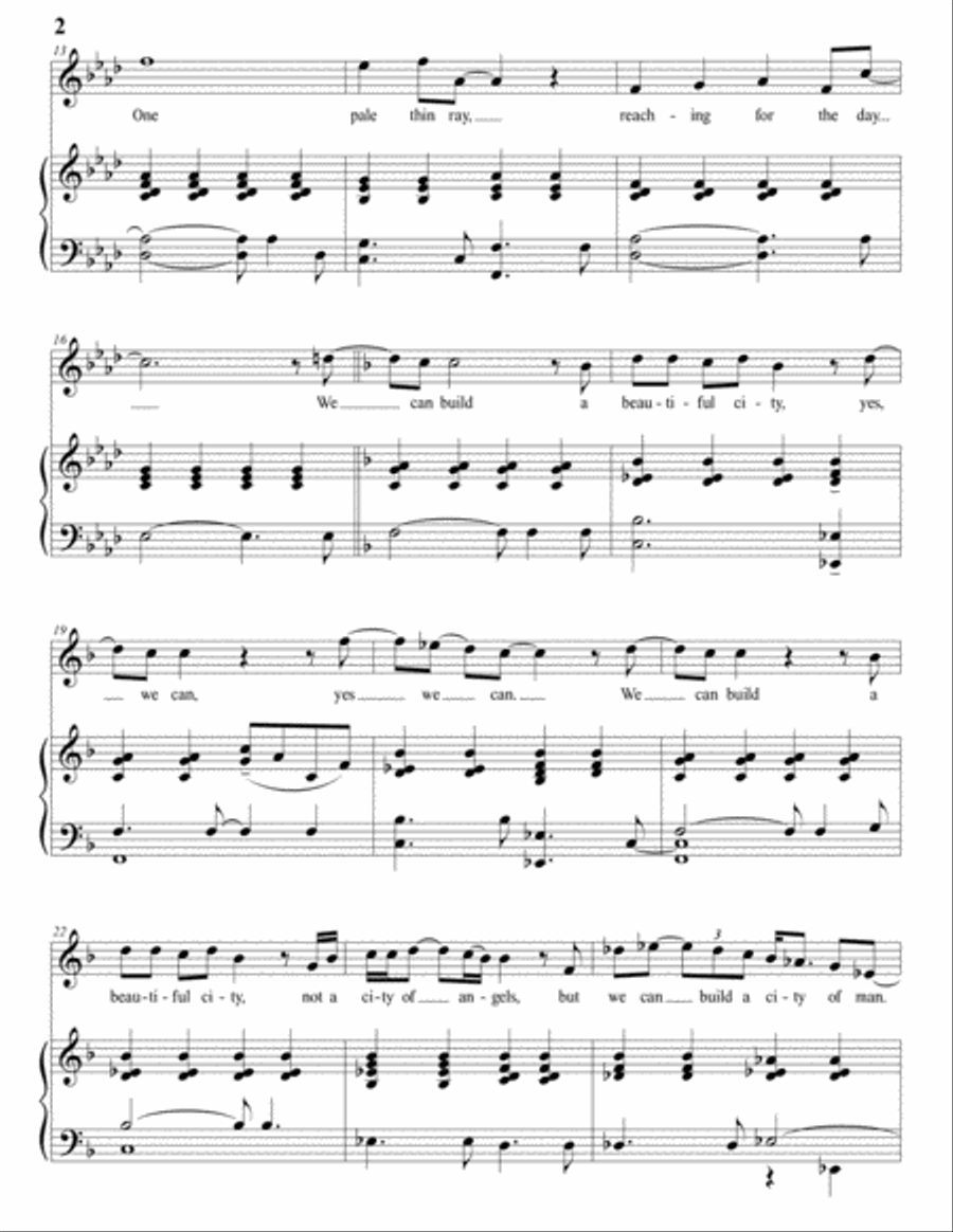 Beautiful City Voice scores gallery preview page 3