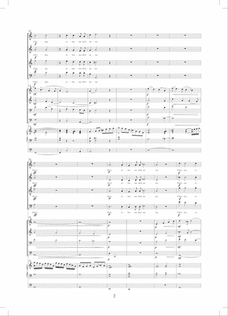 Small solemn mass for choir brass quartet and organ 4-Part scores gallery preview page 5