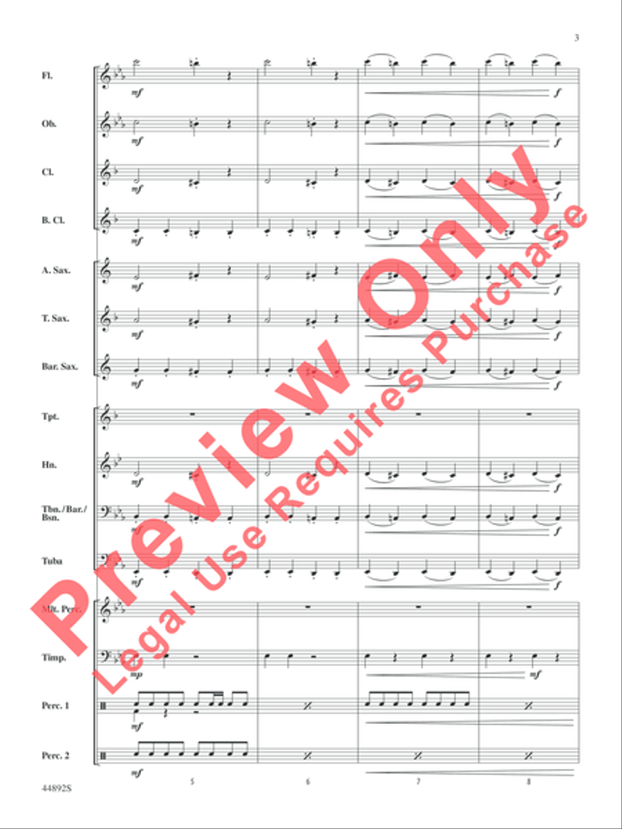 Zephyr Concert Band scores gallery preview page 4