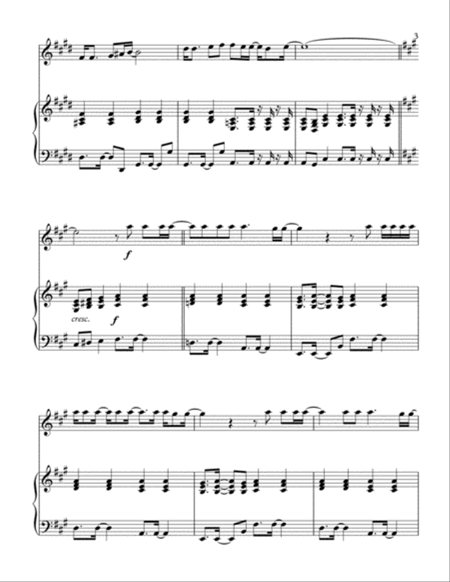Africa Violin Solo scores gallery preview page 4