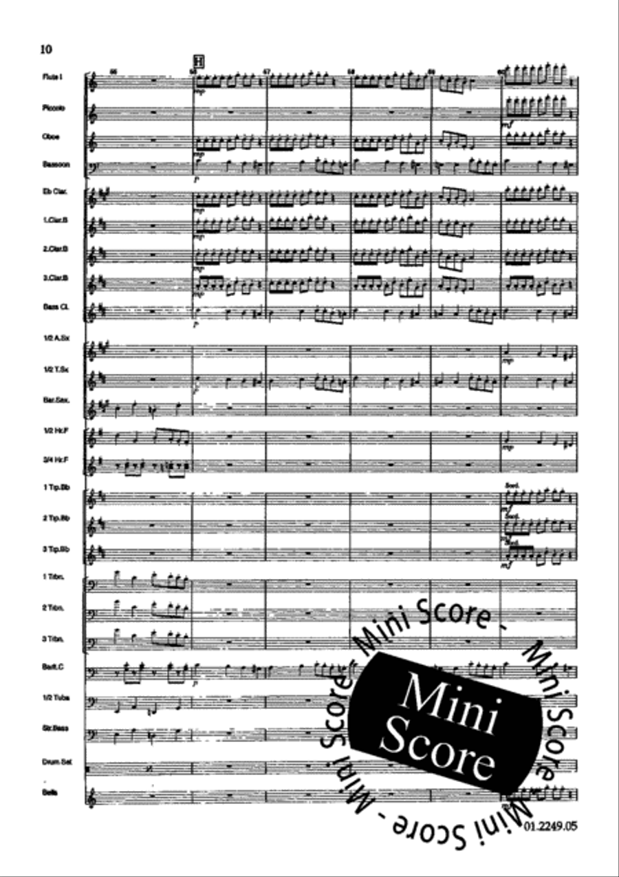 The Yellow Rolls Royce The Yellow Rolls Royce Concert Band scores gallery preview page 16
