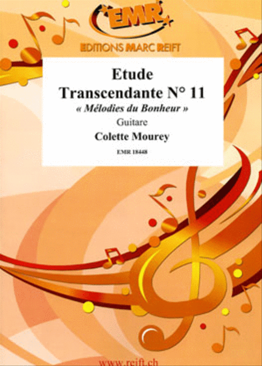 Etude Transcendante No. 11 Classical Guitar scores gallery preview page 1