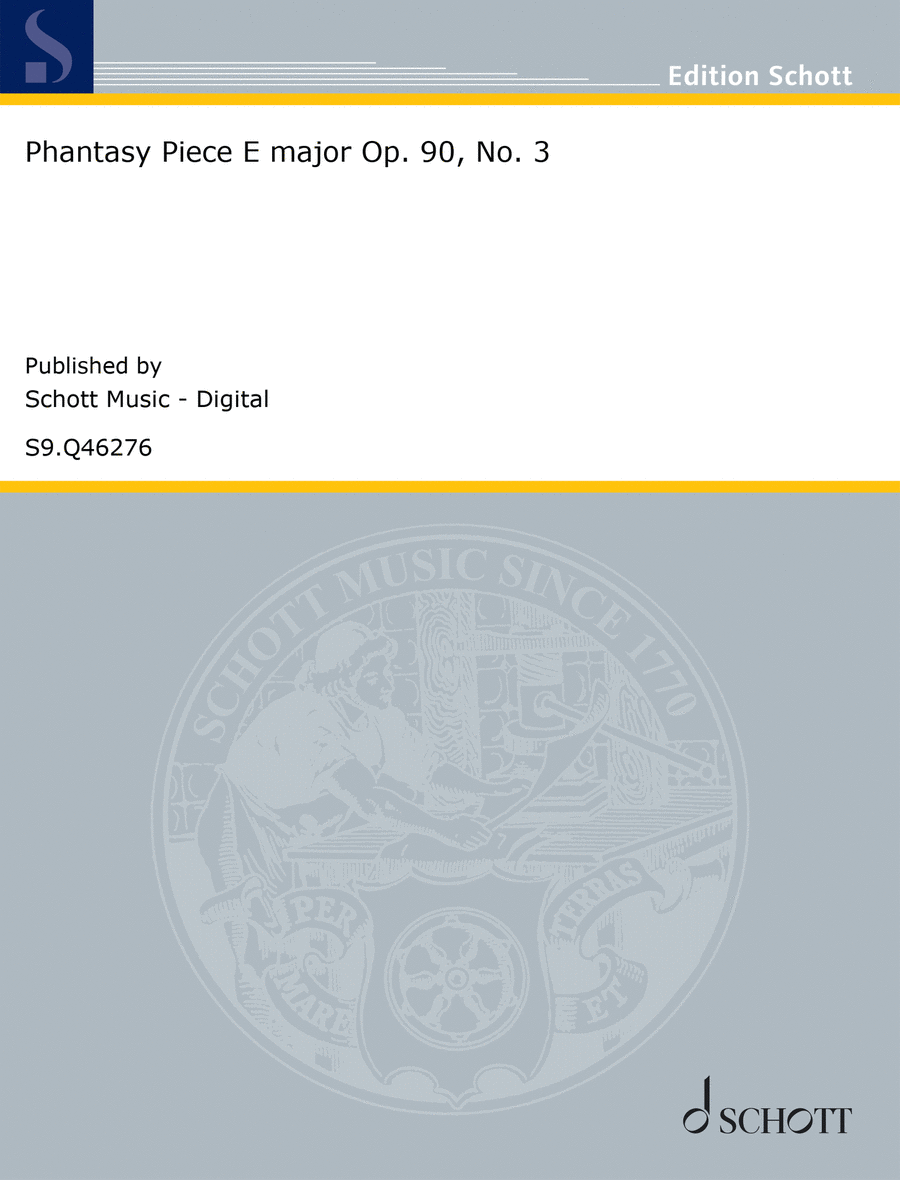 Phantasy Piece E major Op. 90, No. 3 Violin Solo scores gallery preview page 1