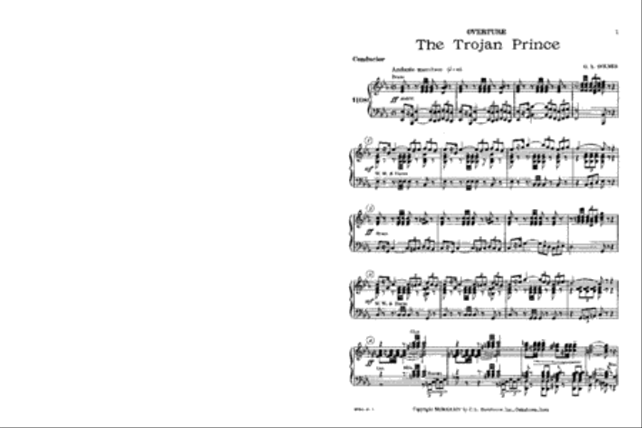 The Trojan Prince - Overture Concert Band scores gallery preview page 2