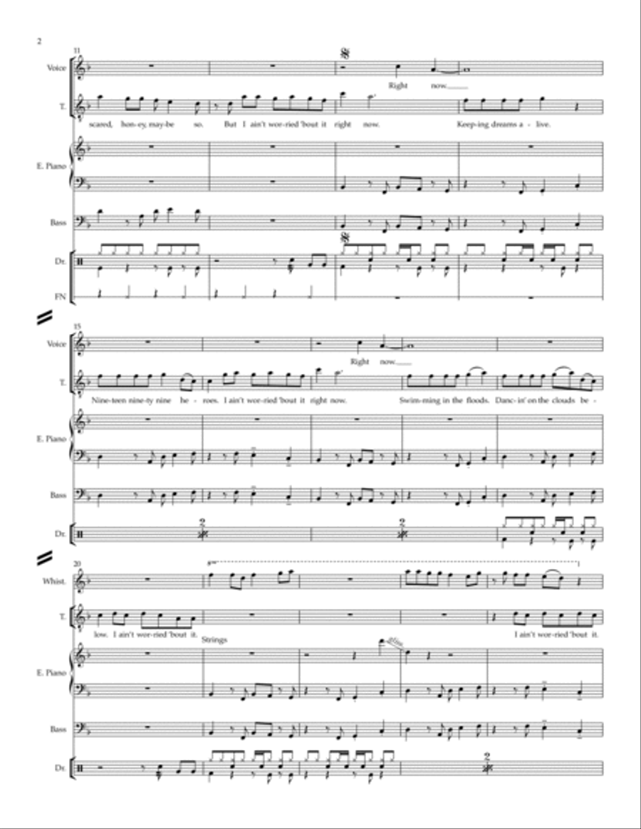 I Ain't Worried I Ain't Worried Small Ensemble scores gallery preview page 2