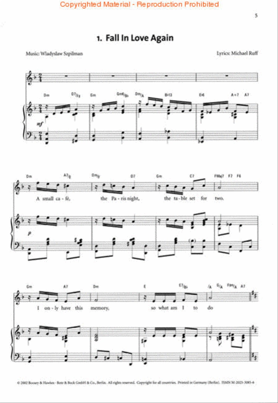 My Memories of You Voice Solo scores gallery preview page 2