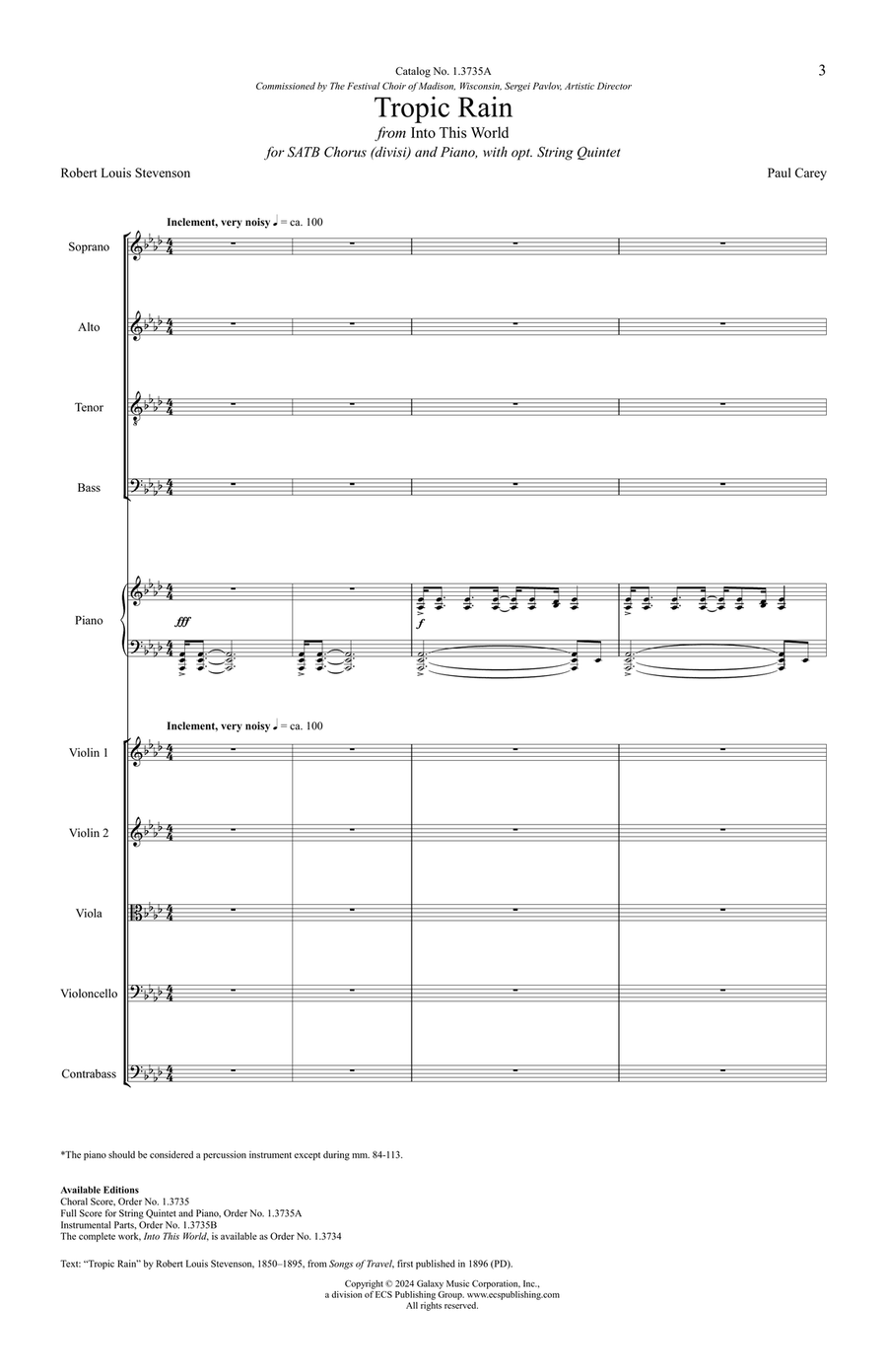 Tropic Rain Choir scores gallery preview page 5