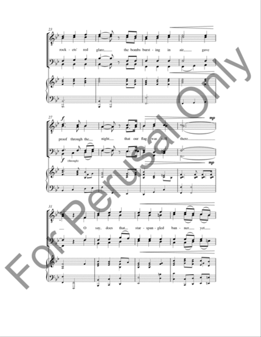 The Star-Spangled Banner TTBB scores gallery preview page 15