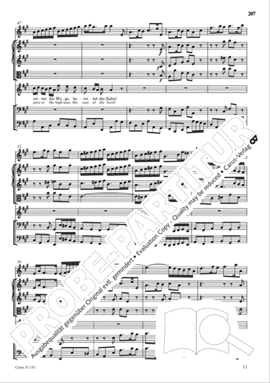 The Complete Sacred Vocal Works (Das geistliche Vokalwerk) Voice scores gallery preview page 208