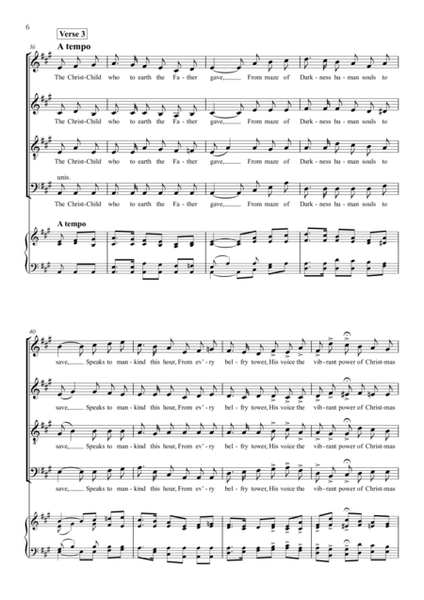 Arthur Godfrey - Christmas Eve (“The Barnsley Carol”) for unaccompanied SATB choir