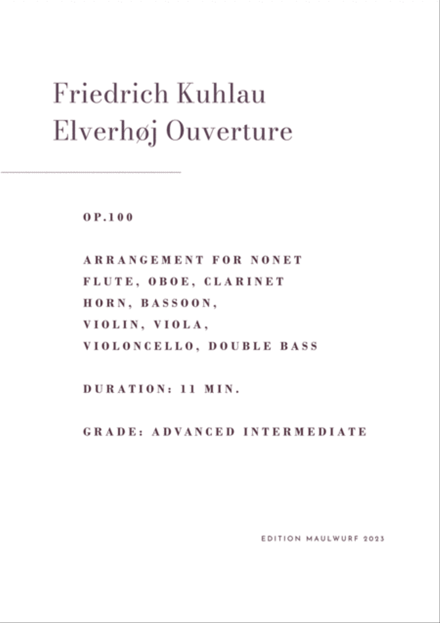 Elverhøj Ouverture Bassoon scores gallery preview page 2