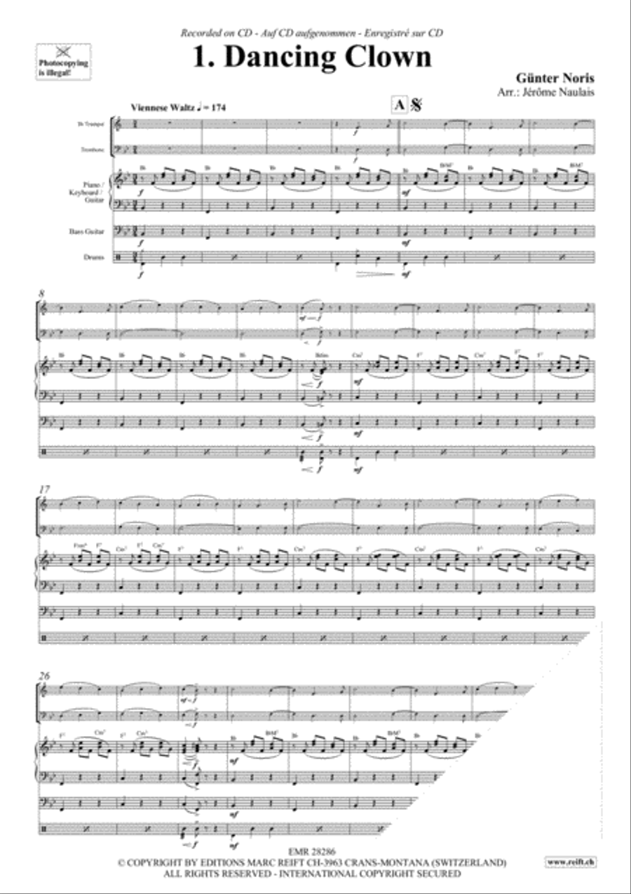 Let's Dance Volume 2 Brass Ensemble scores gallery preview page 3