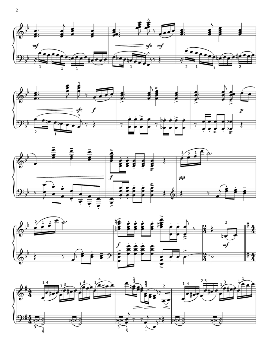 It's A Small World [Classical version] (arr. Phillip Keveren) Piano Solo scores gallery preview page 2