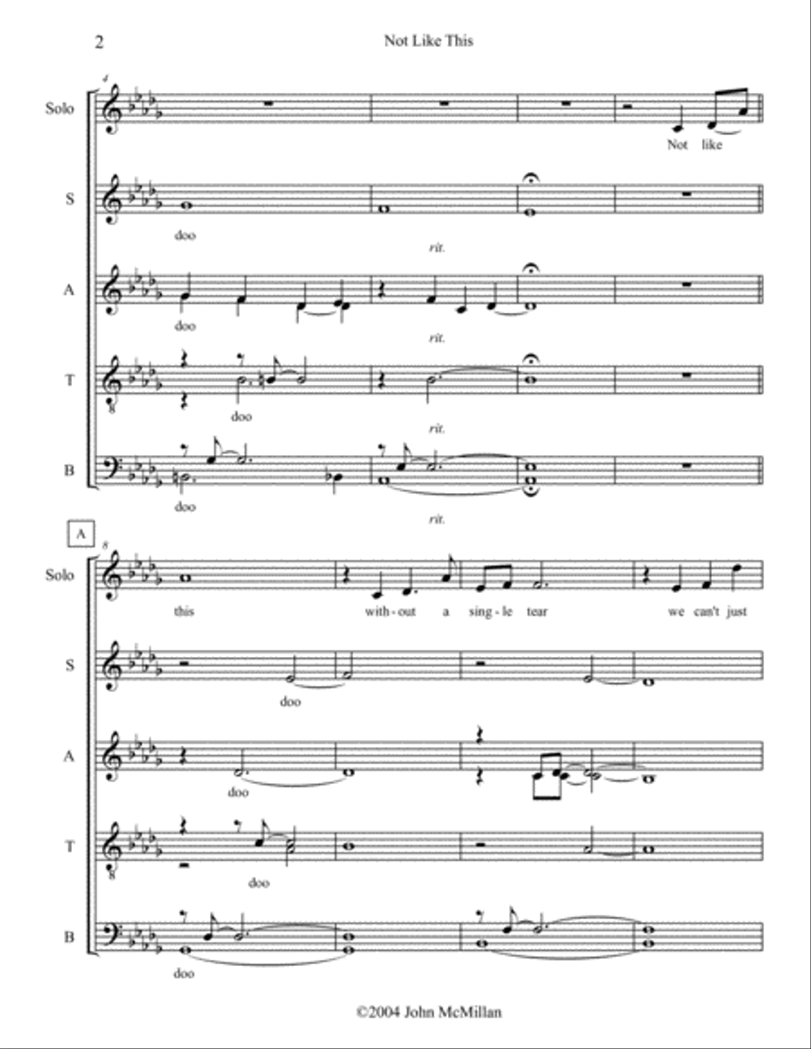 Not Like This 4-Part scores gallery preview page 2