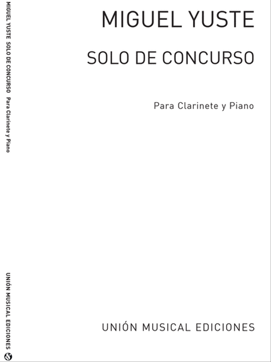 Solo De Concurso Clarinet Solo scores gallery preview page 1