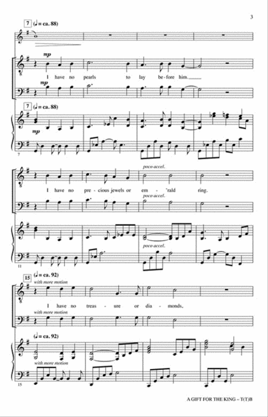A Gift for the King A Gift for the King Choir scores gallery preview page 3