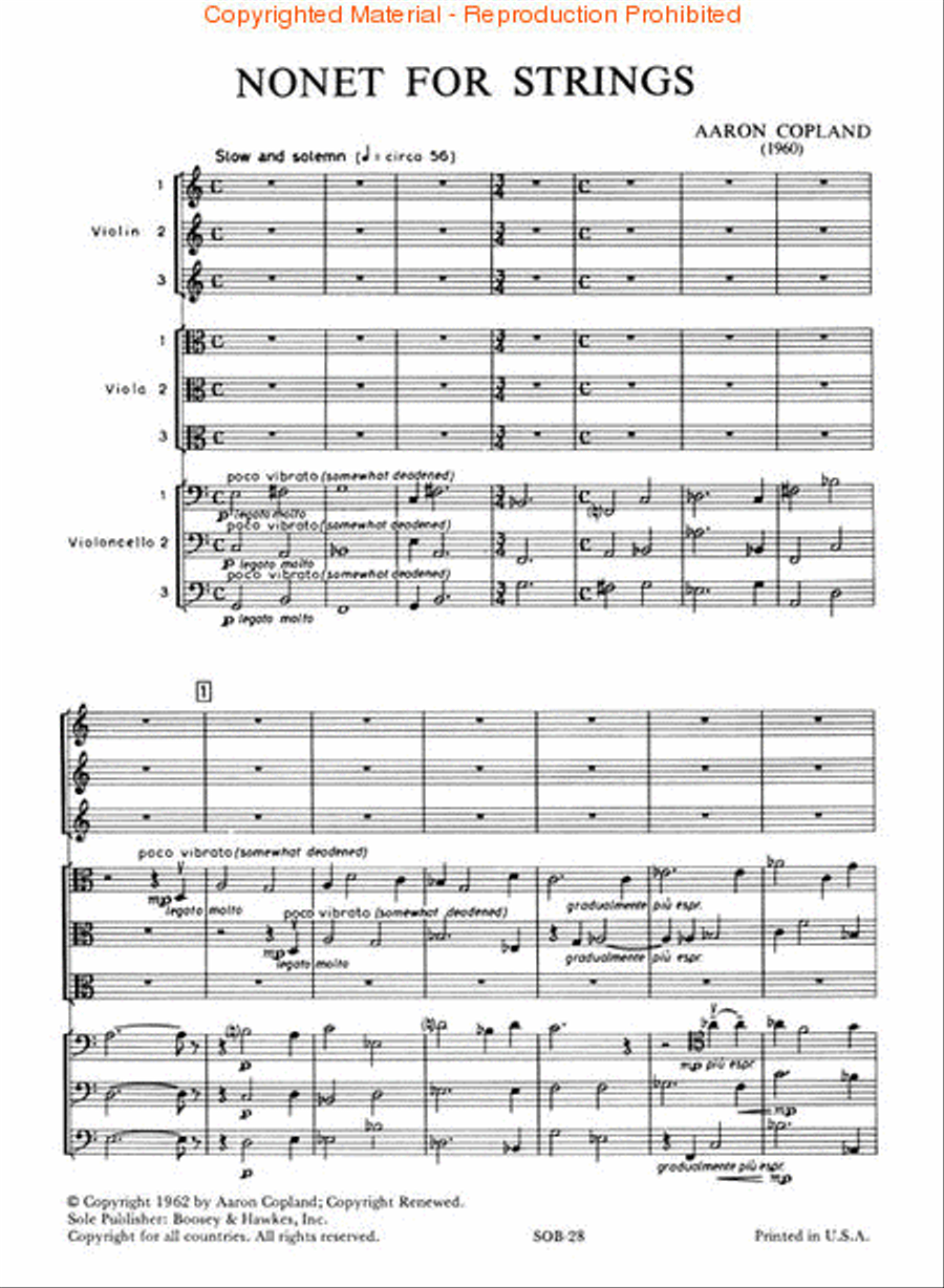 Nonet for Strings String Orchestra scores gallery preview page 2