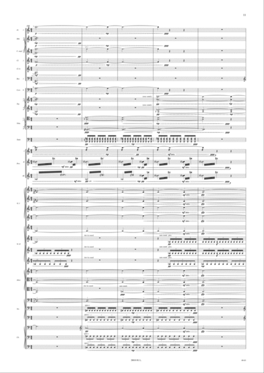 Le Cypres Blanc Orchestra scores gallery preview page 8