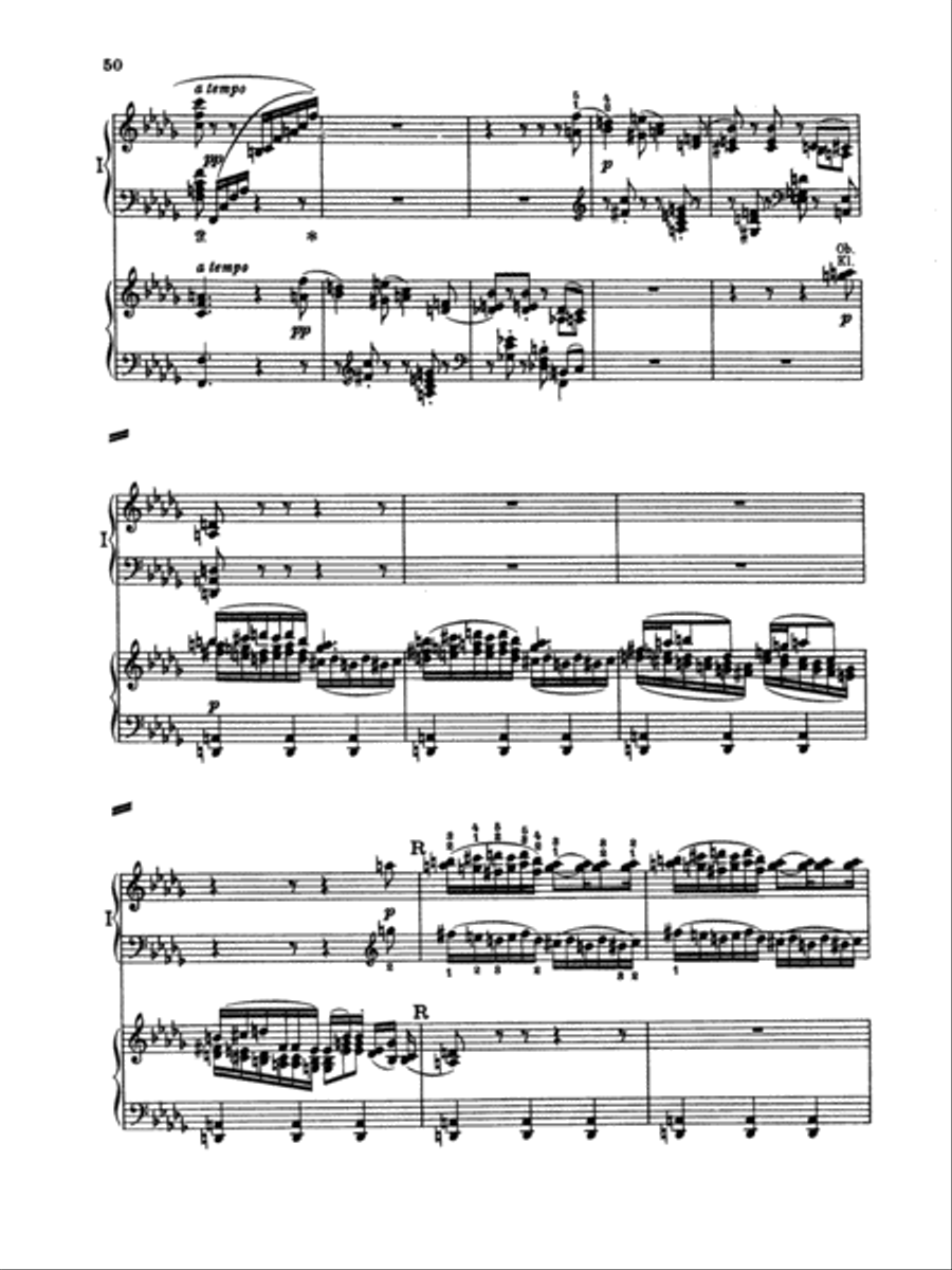Tchaikovsky: Piano Concerto No. 1 in B flat Minor, Op. 23 Piano scores gallery preview page 2