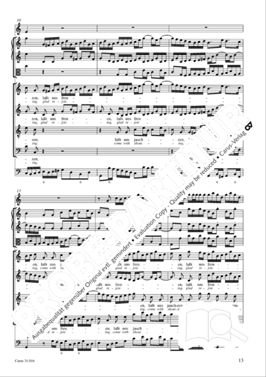 Lord God, thy praise we sing (Herr Gott, dich loben wir) ATB scores gallery preview page 14