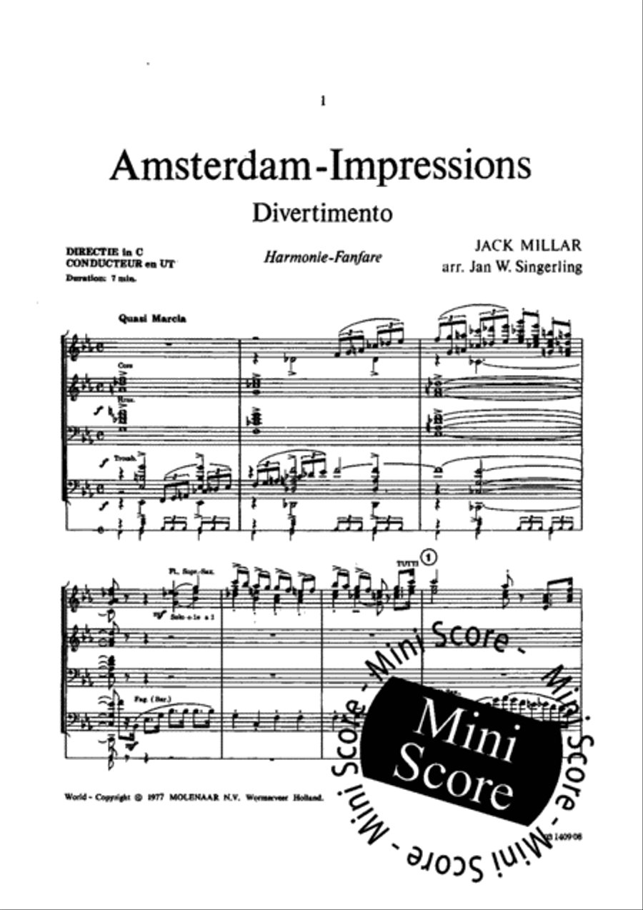 Amsterdam Impressions Concert Band scores gallery preview page 5