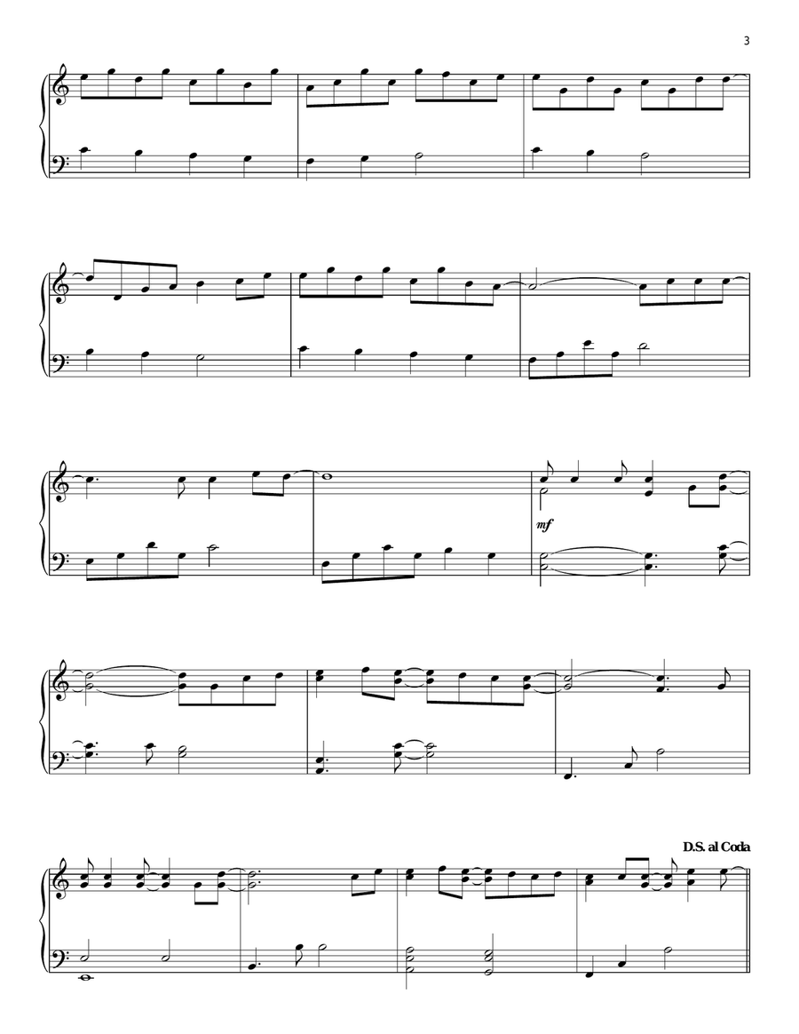 I Will Rise Piano Solo scores gallery preview page 3