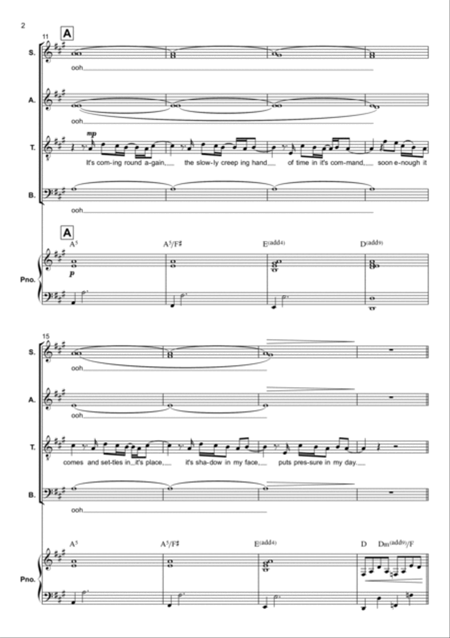 These Days Divisi scores gallery preview page 2