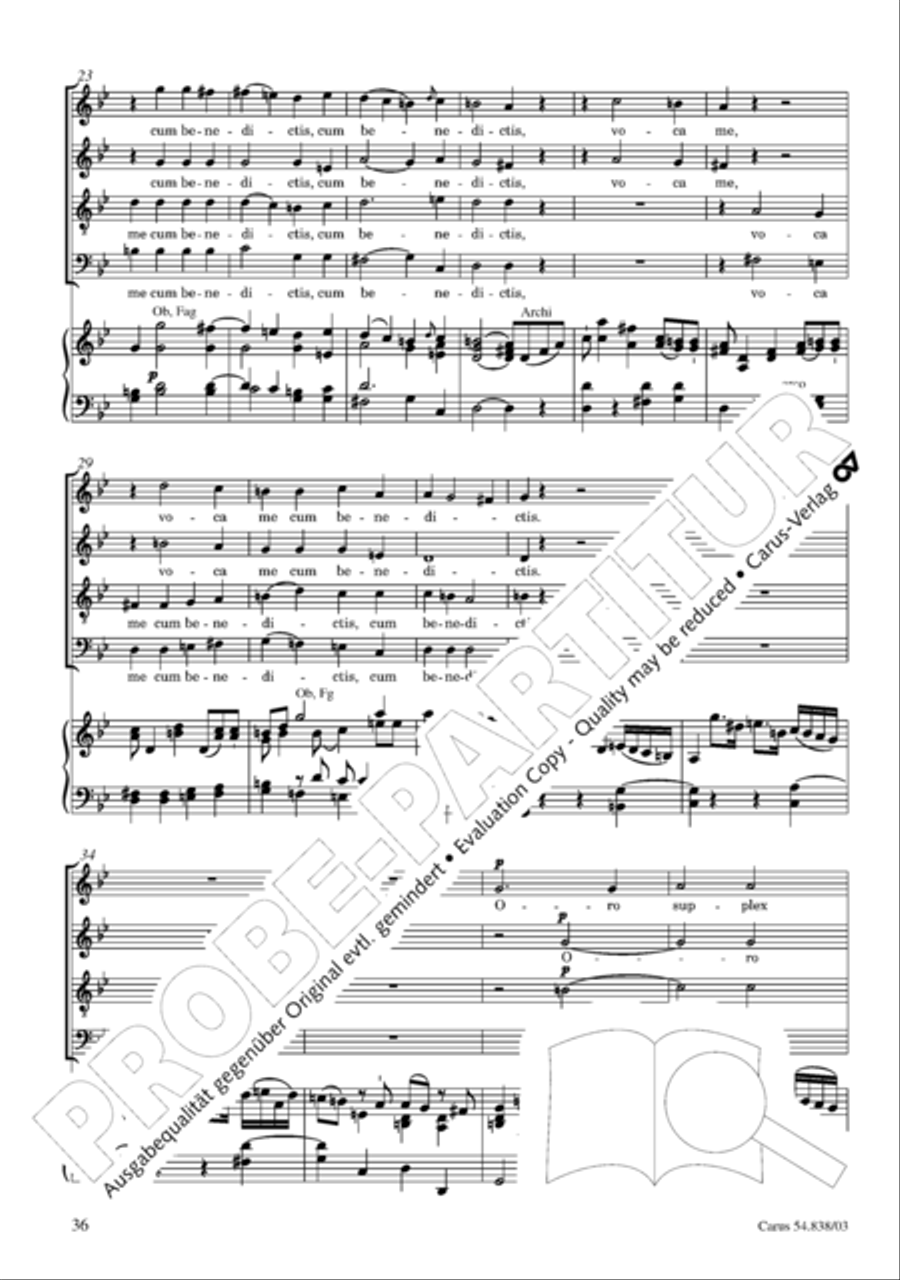 Requiem in B 4-Part scores gallery preview page 41