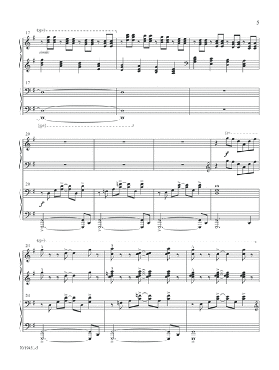 Come, Christians, Join to Play! Piano Duet scores gallery preview page 5
