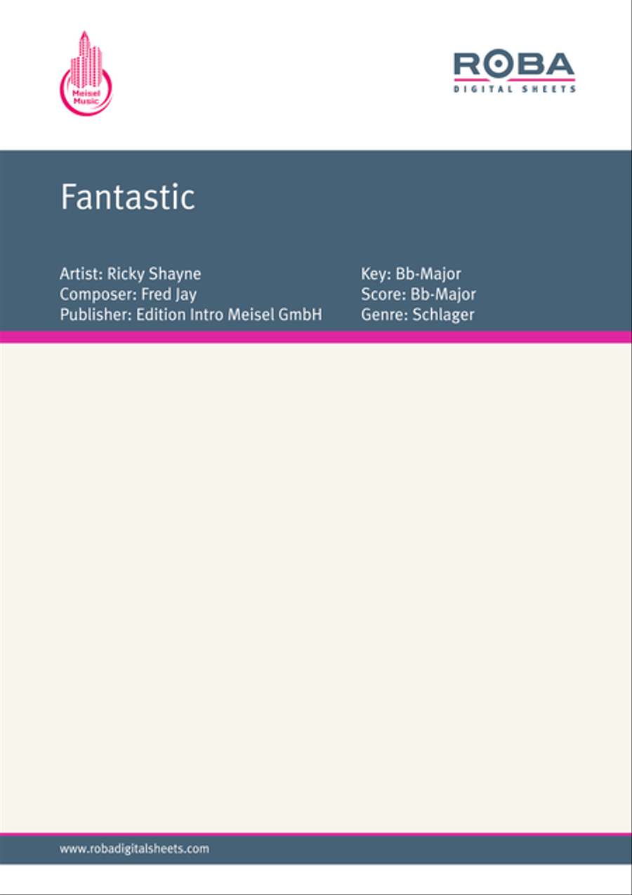 Fantastic Piano, Vocal scores gallery preview page 1