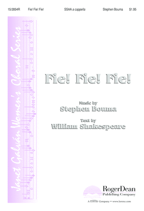 Book cover for Fie! Fie! Fie!
