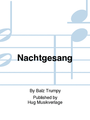 Book cover for Nachtgesang