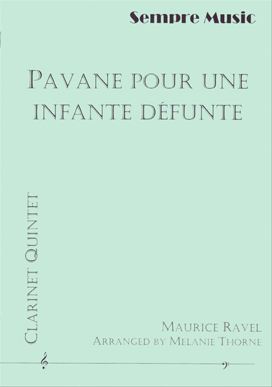 Pavane Pour Une Infante Defunte B-Flat Clarinet scores gallery preview page 1