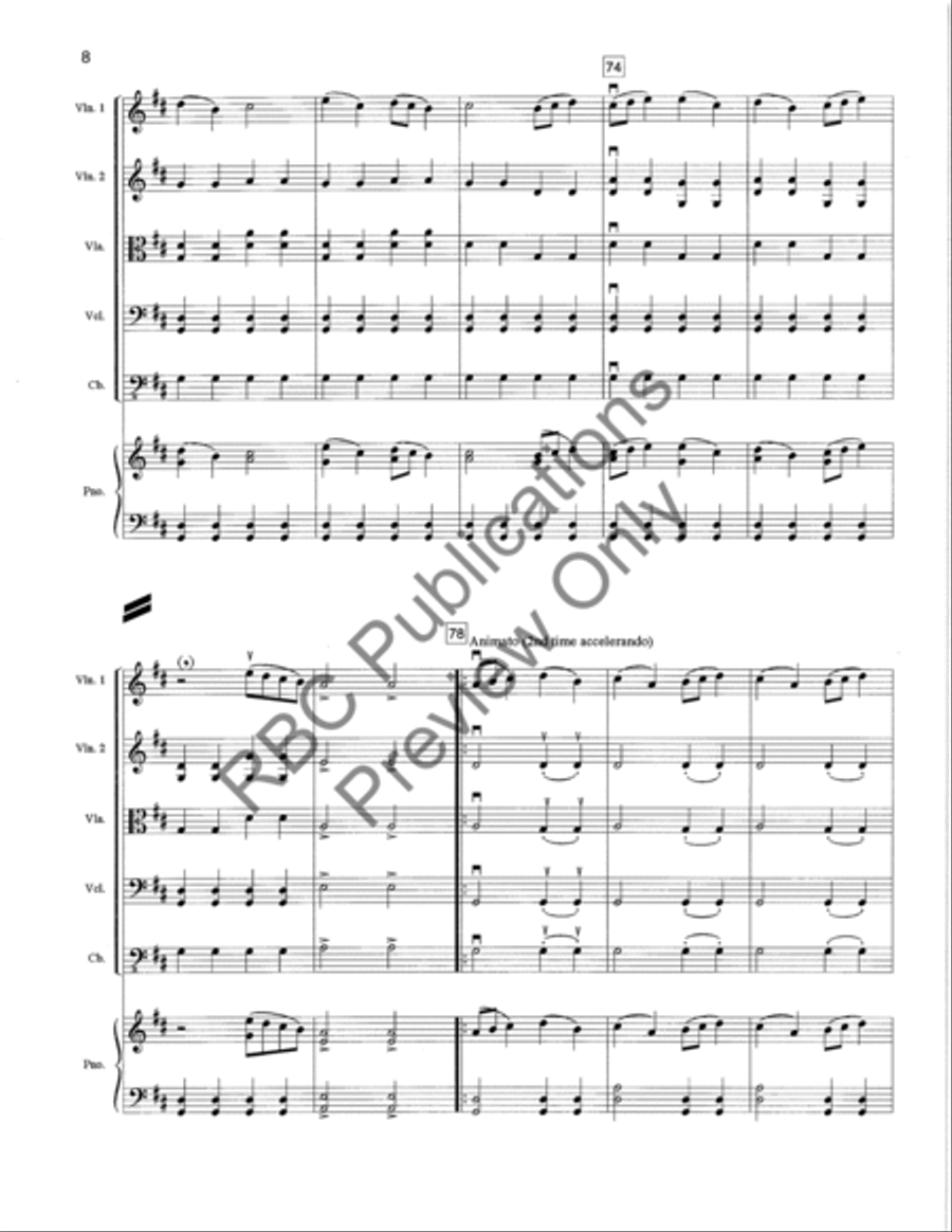 Song And Dance (Score) Song And Dance (Score) String Orchestra scores gallery preview page 11