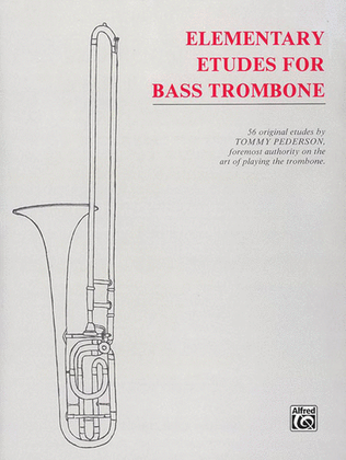 Book cover for Etudes for Bass Trombone