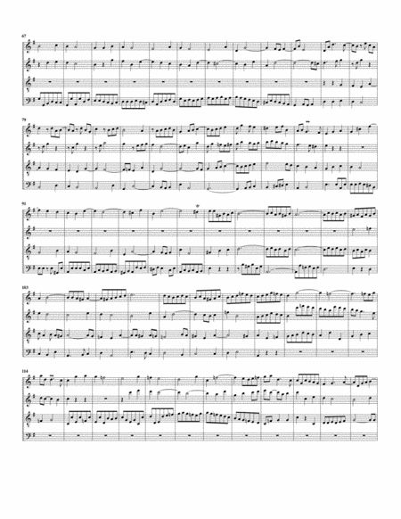 Fugue for organ, BWV 536/II (Arrangement for 4 recorders)