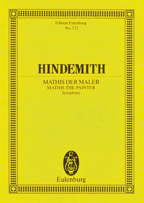 Book cover for Mathis der Maler (1934)