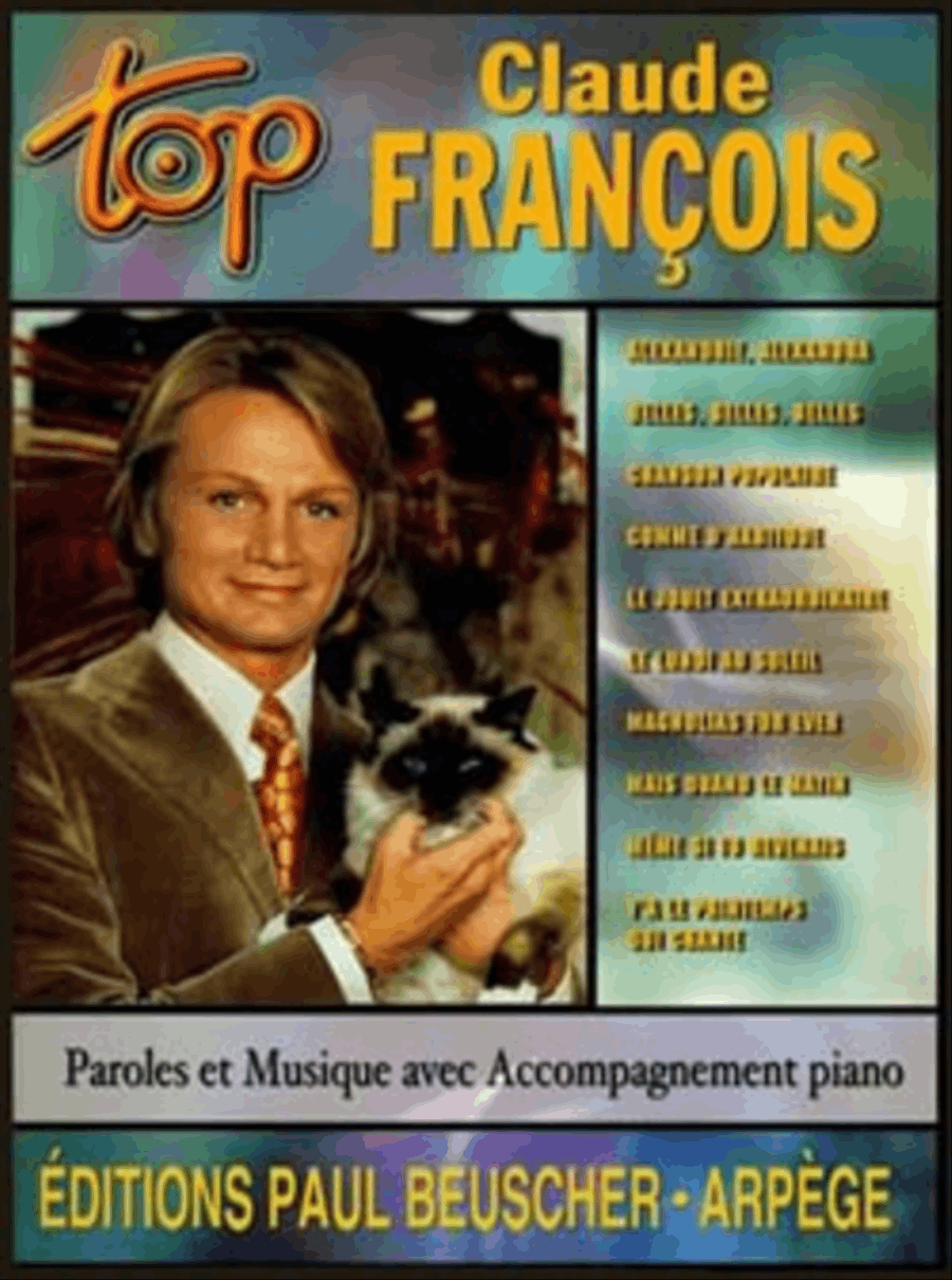 Top Claude Francois Piano, Vocal, Guitar scores gallery preview page 1