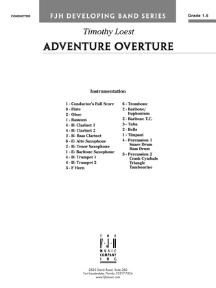 Adventure Overture: Score