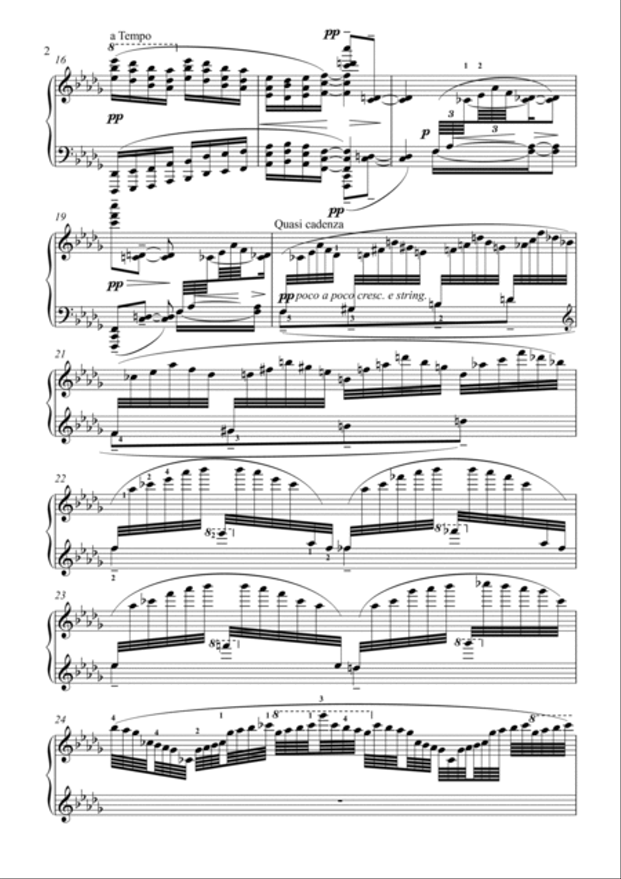 Debussy-Reflets dans l'eau for piano solo Piano Solo scores gallery preview page 3