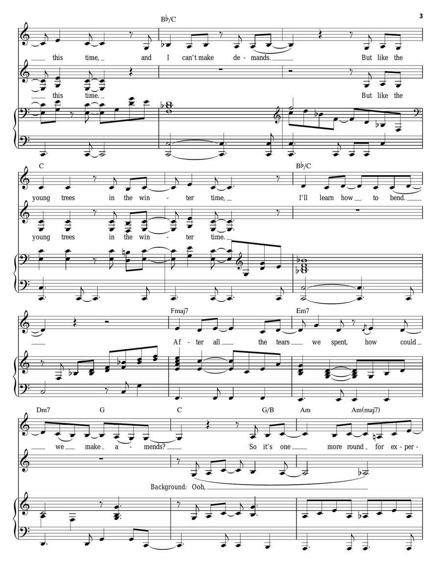 It's Going To Take Some Time Piano, Vocal scores gallery preview page 3